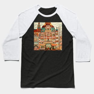 Brandenburg city drawing Baseball T-Shirt